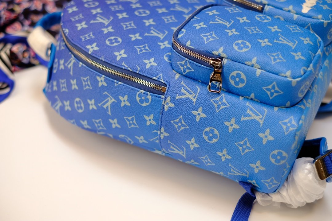 Wholesale Luxury Louis Vuitton Aaa-Backpack Multipocket M45441 Blue - Image 4