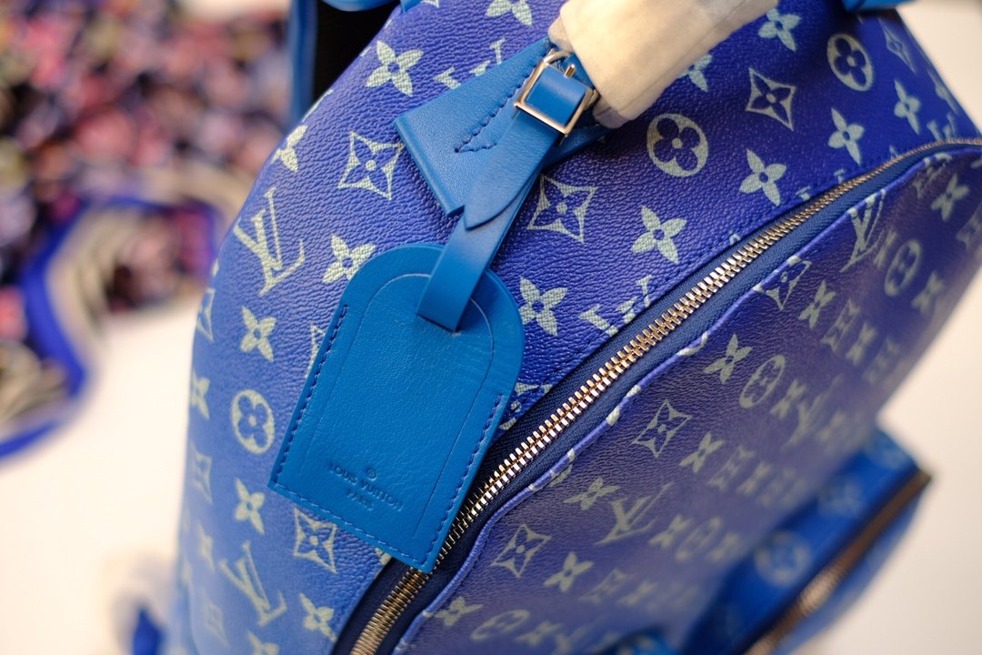 Wholesale Luxury Louis Vuitton Aaa-Backpack Multipocket M45441 Blue - Image 2