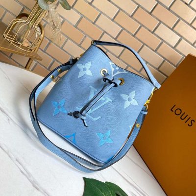Alternative view of Wholesale Luxury Louis Vuitton Neonoe Bb Bucket Bag Blue/Beige/Pink