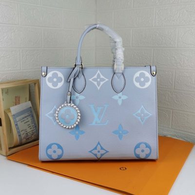 Alternative view of Wholesale Luxury Louis Vuitton By The Pool-Onthego Mm Blue/Beige/Pink