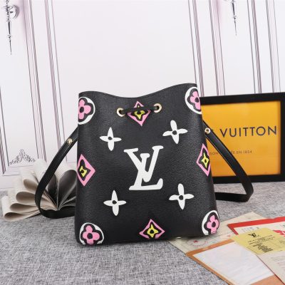 Alternative view of Wholesale Luxury Louis Vuitton Neonoe Mm Bucket Bag Black/White
