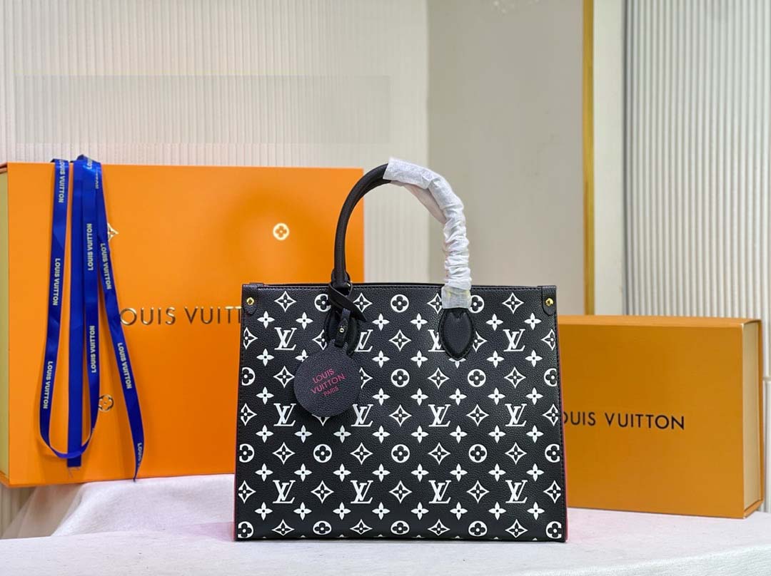 Wholesale Luxury Louis Vuitton Monogram A4 Leather Onthego Totes - Image 2