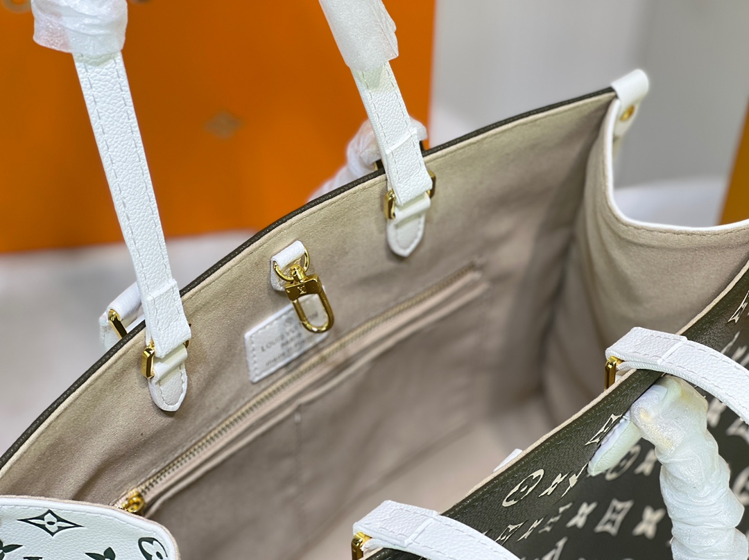 Wholesale Luxury Louis Vuitton Monogram A4 Leather Onthego Totes - Image 16