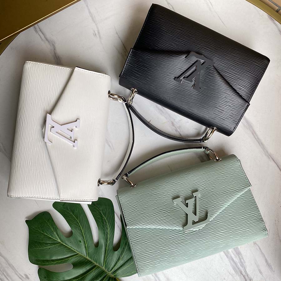 Wholesale Luxury Louis Vuitton Pochette Grenelle Black/White/Green