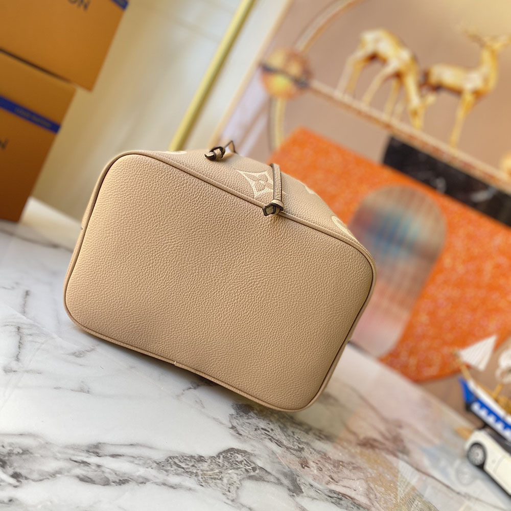 Wholesale Luxury Louis Vuitton Neonoe Mm Bucket Bag- Black/Brown - Image 9