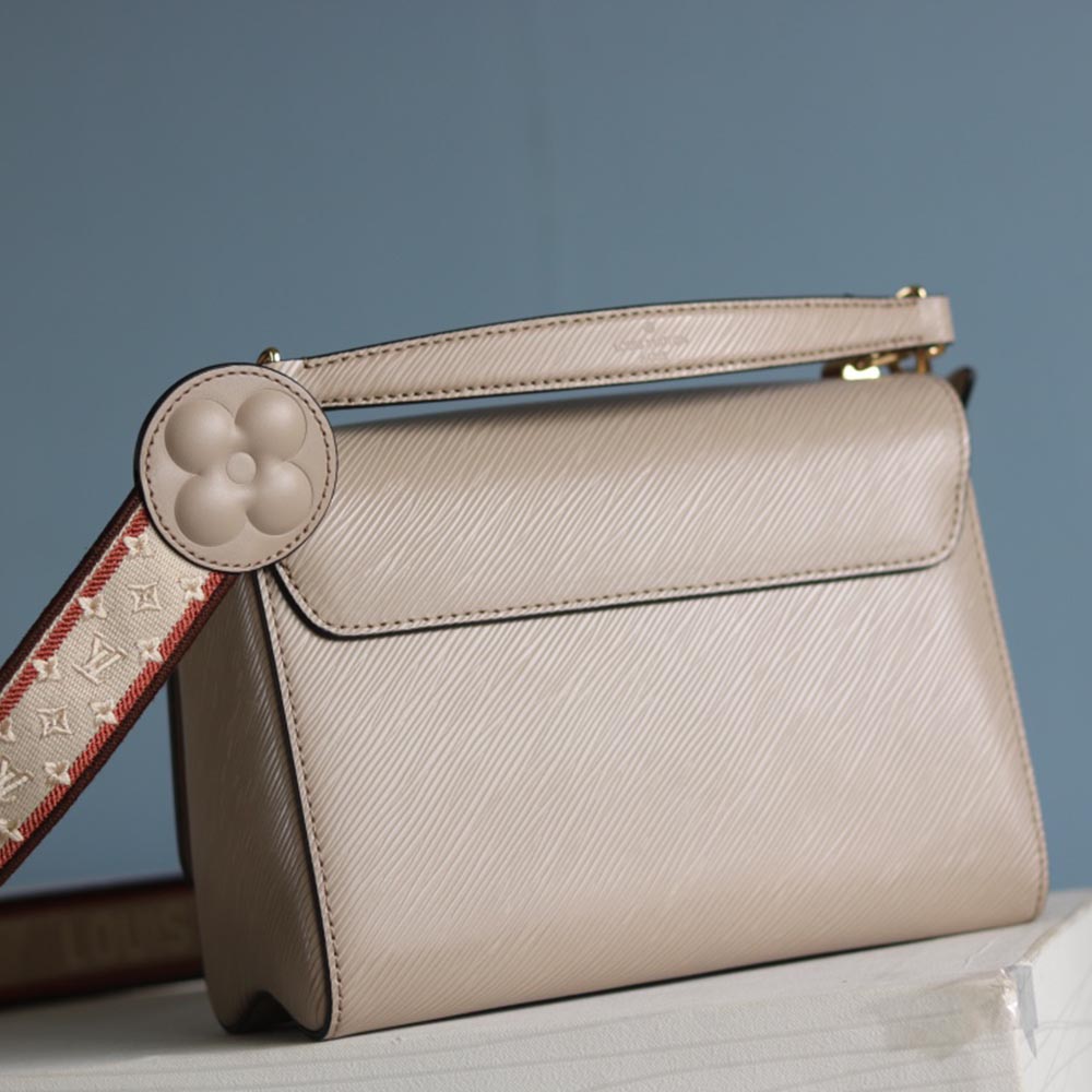 Wholesale Luxury Louis Vuitton Twist Mm M57050 Beige/Black/Pink - Image 8