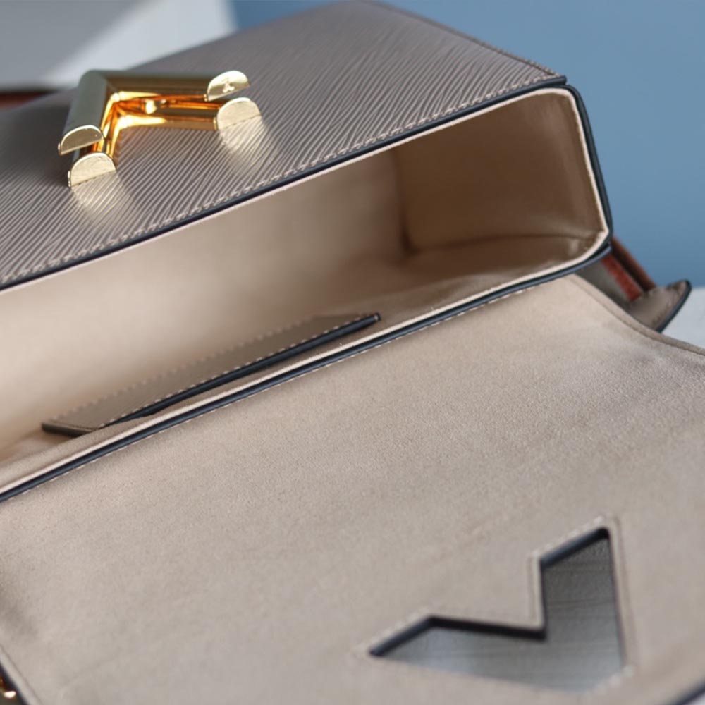 Wholesale Luxury Louis Vuitton Twist Mm M57050 Beige/Black/Pink - Image 3
