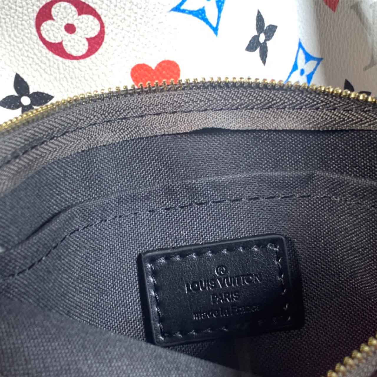 Wholesale Luxury Louis Vuitton Game On Neverfull Mm M57462 Black/White - Image 3