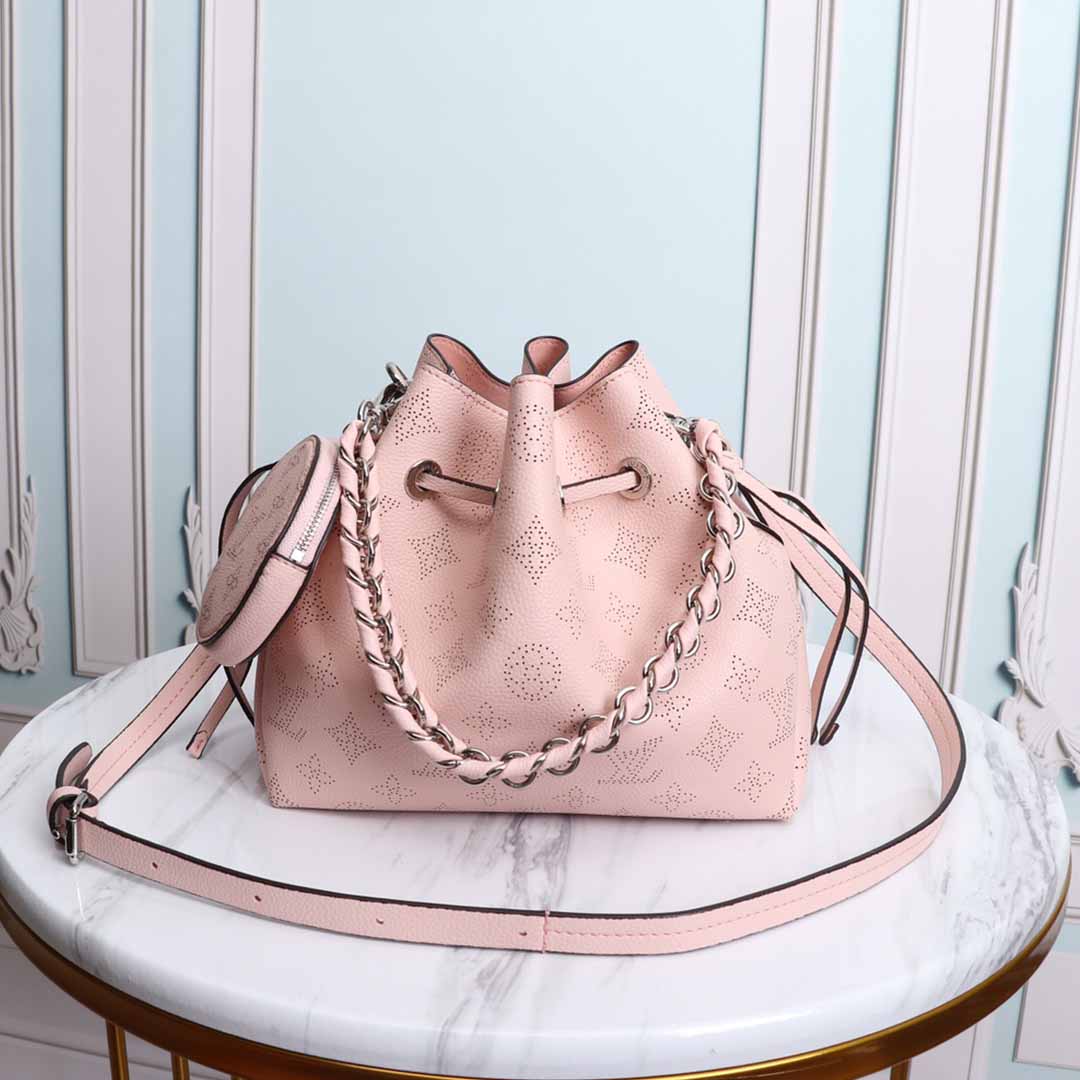 Wholesale Luxury Louis Vuitton Muria M57526 Black/Beige/Pink - Image 15