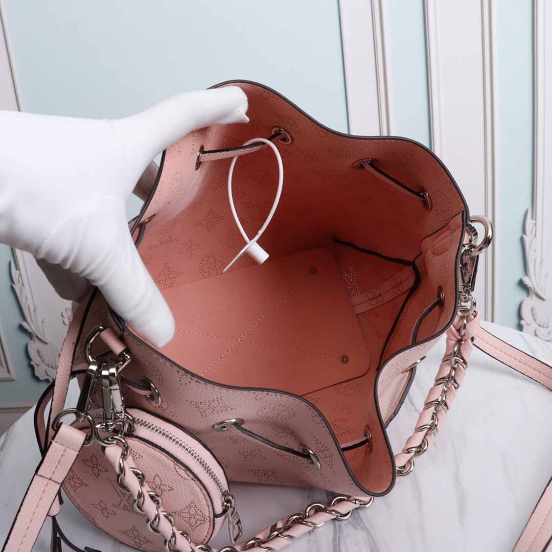 Wholesale Luxury Louis Vuitton Muria M57526 Black/Beige/Pink - Image 16
