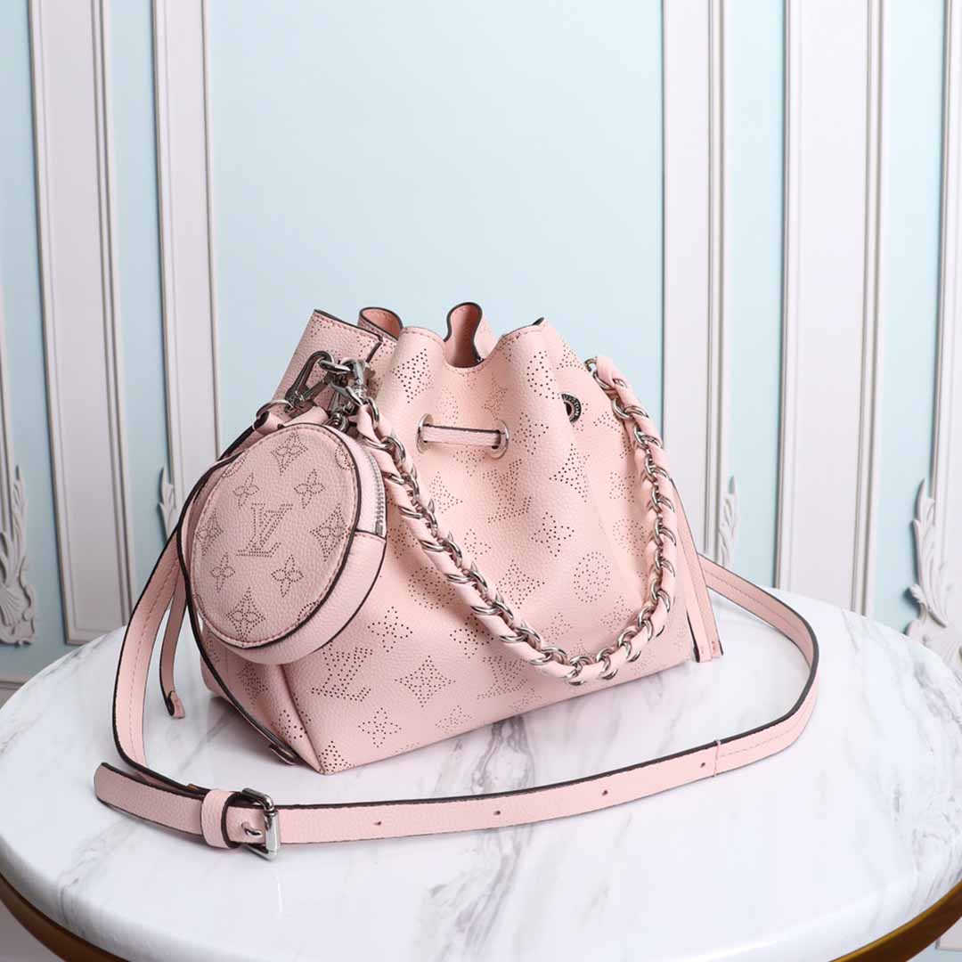 Wholesale Luxury Louis Vuitton Muria M57526 Black/Beige/Pink - Image 18