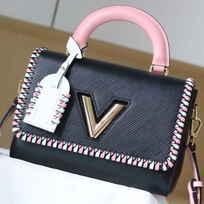 Alternative view of Wholesale Luxury Louis Vuitton Twist Mm Handbag Black/Pink/Brown