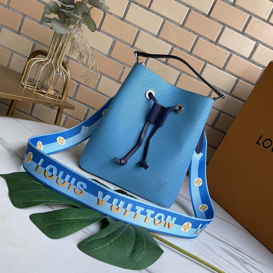 Wholesale Luxury Louis Vuitton Neonoe Bb Blue/Beige/Orange - Image 5