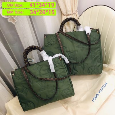 Wholesale Luxury Louis Vuitton Onthego Gm Tote Bag- Green