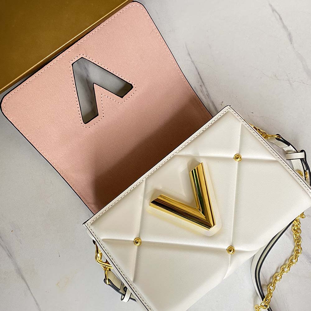 Wholesale Luxury Louis Vuitton Twist Pm- Black/Brown/White - Image 15