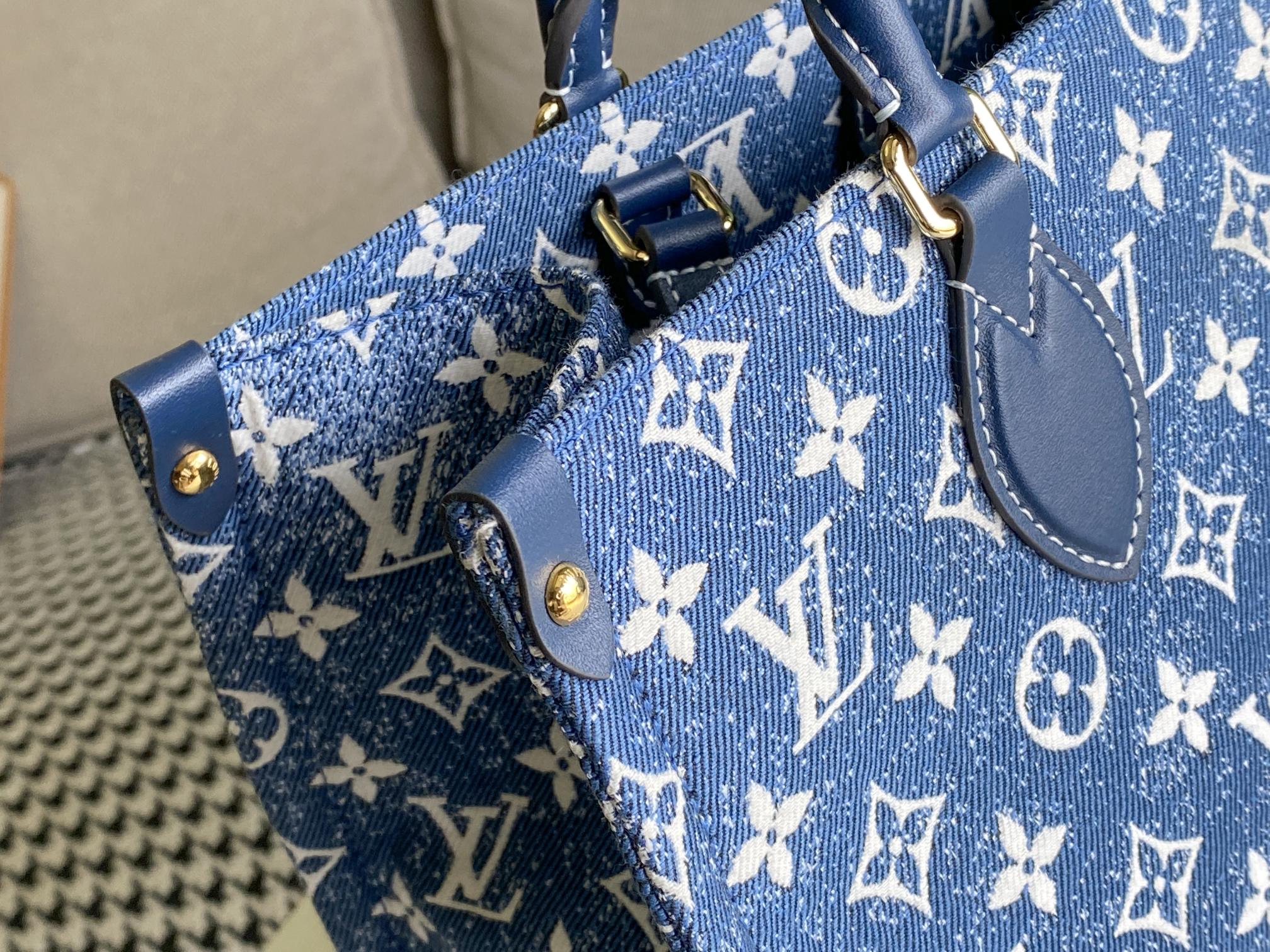 Wholesale Luxury Louis Vuitton Monogram Jacquard Onthego Mm Tote - Image 5
