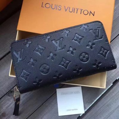 Wholesale Luxury Louis Vuitton Supple Monogram Empreinte Leather Zippy Wallet