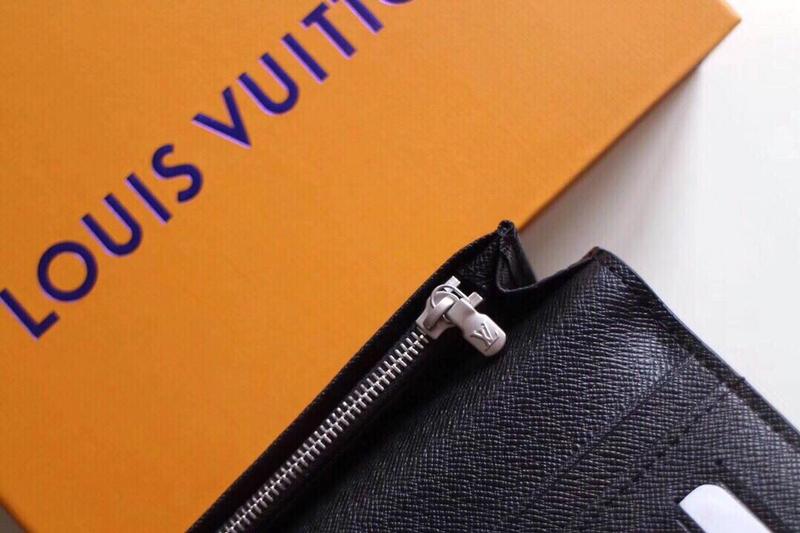 Wholesale Luxury Louis Vuitton Brazza Wallet Black - Image 2