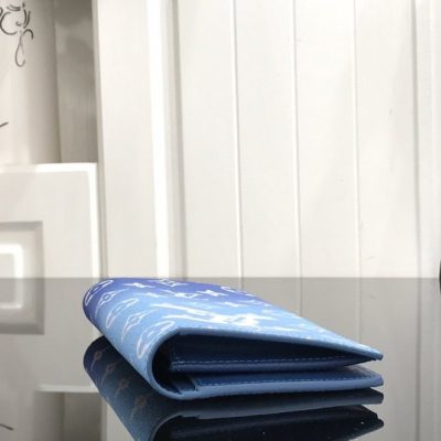 Alternative view of Wholesale Luxury Louis Vuitton Brazza Wallet Blue Sky