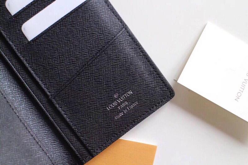 Wholesale Luxury Louis Vuitton Brazza Wallet Black - Image 3