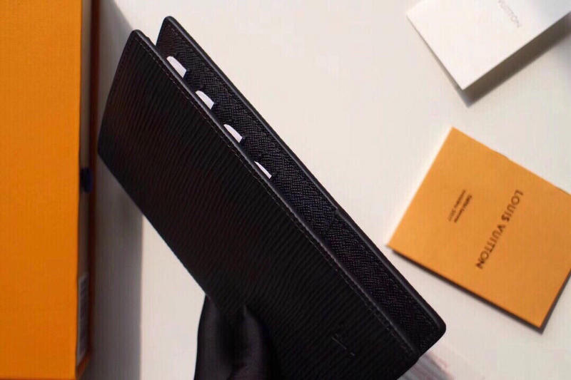 Wholesale Luxury Louis Vuitton Brazza Wallet Black - Image 5