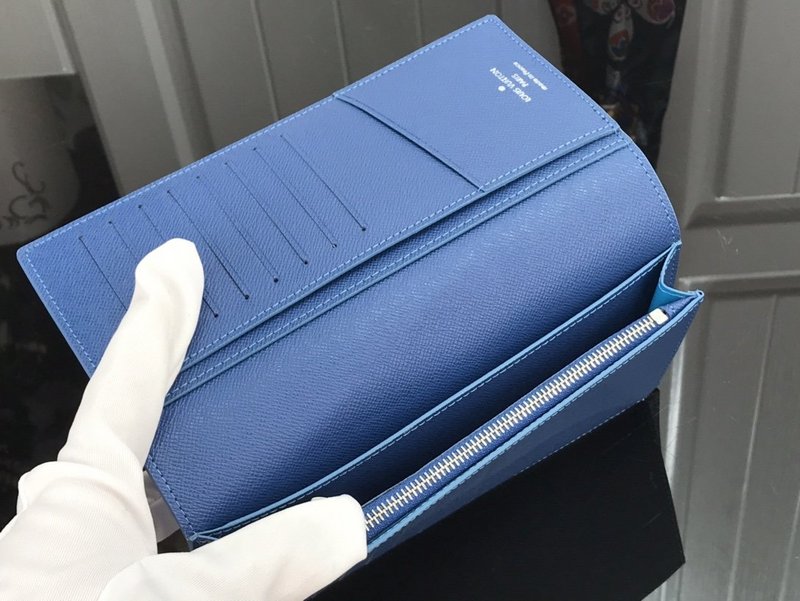 Wholesale Luxury Louis Vuitton Brazza Wallet Blue Sky - Image 4
