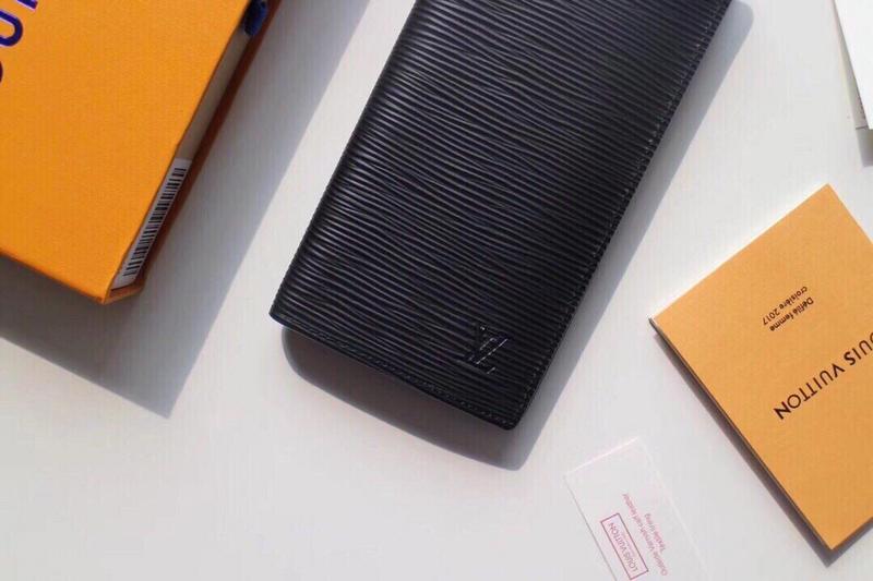 Wholesale Luxury Louis Vuitton Brazza Wallet Black - Image 6