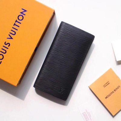 Wholesale Luxury Louis Vuitton Brazza Wallet Black