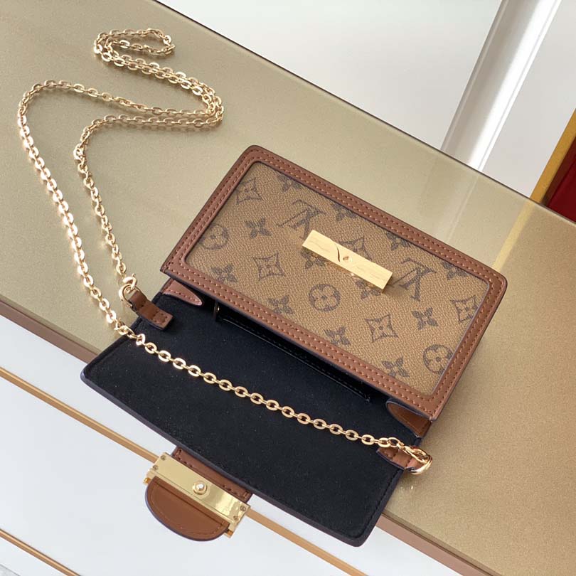 Wholesale Luxury Louis Vuitton Dauphine Chain Wallet - Image 5
