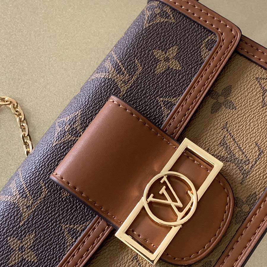 Wholesale Luxury Louis Vuitton Dauphine Chain Wallet - Image 6