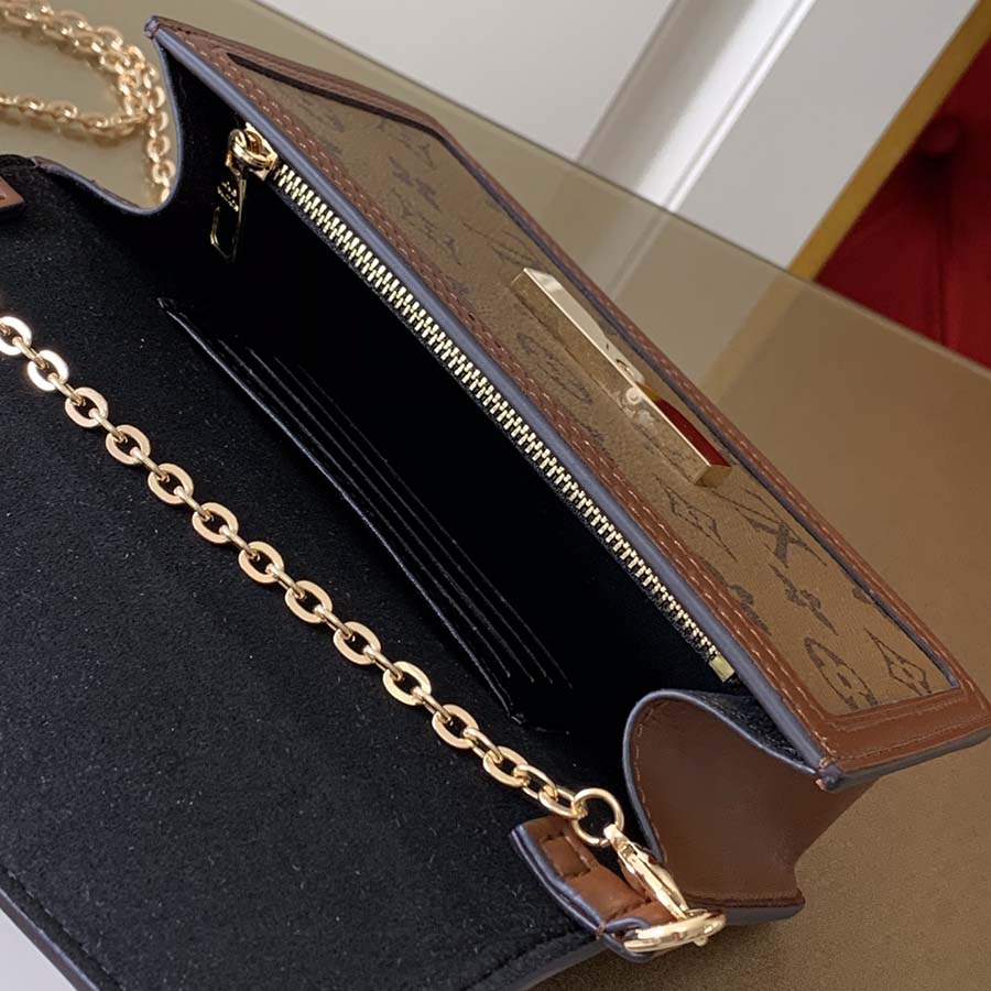 Wholesale Luxury Louis Vuitton Dauphine Chain Wallet - Image 7