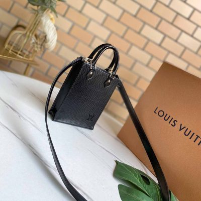 Wholesale Luxury Louis Vuitton Petit Sac Plat M69441 Black/White/Pink