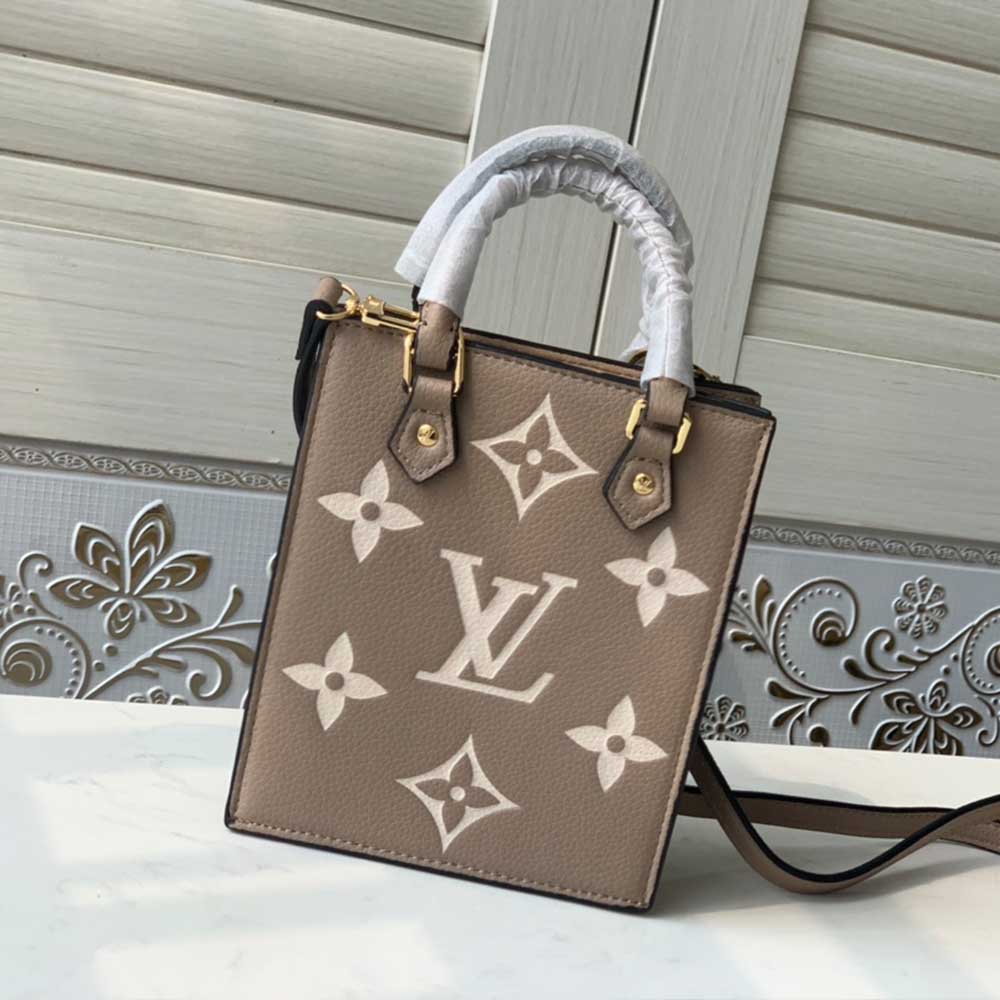 Wholesale Luxury Louis Vuitton Petit Sac Plat M57937 Black/Beige/Brown - Image 14