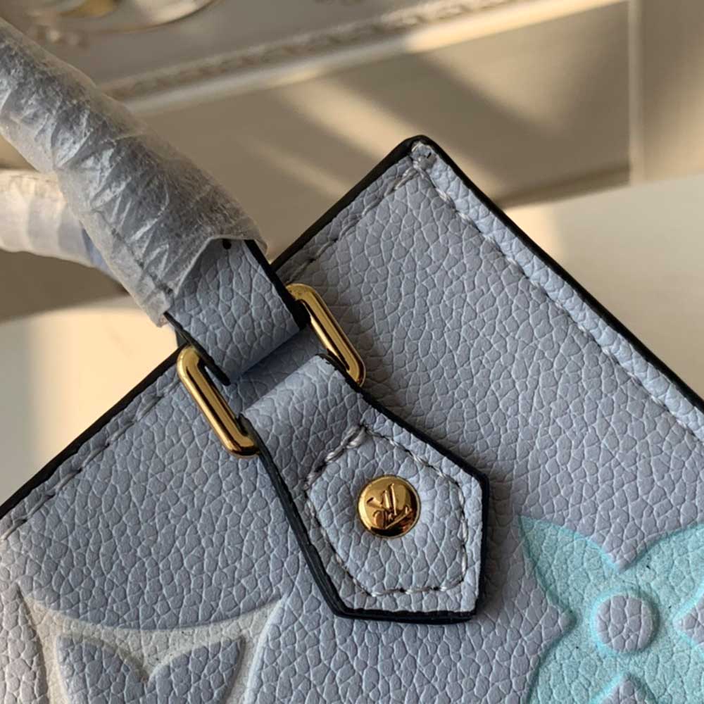 Wholesale Luxury Louis Vuitton Petit Sac Plat M80449 Blue/Pink/Beige - Image 6