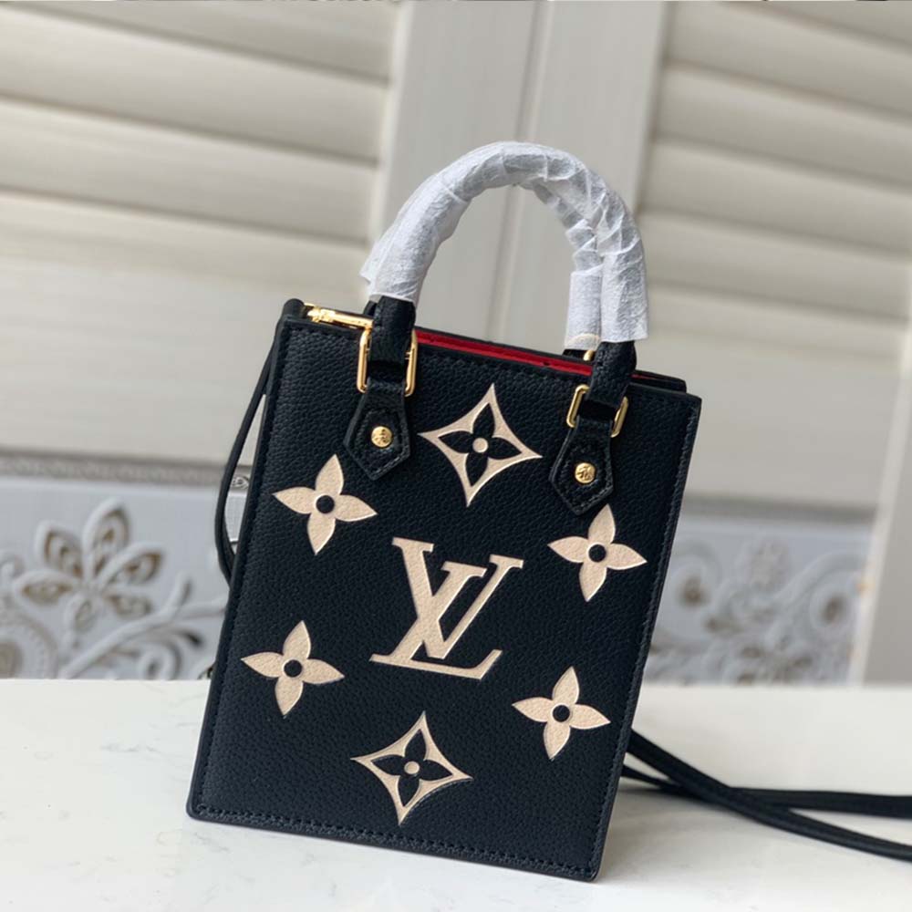 Wholesale Luxury Louis Vuitton Petit Sac Plat M57937 Black/Beige/Brown - Image 10