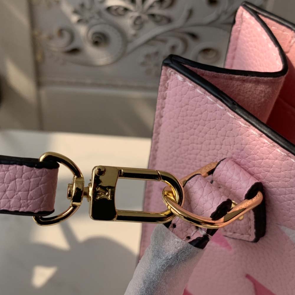 Wholesale Luxury Louis Vuitton Petit Sac Plat M80449 Blue/Pink/Beige - Image 11