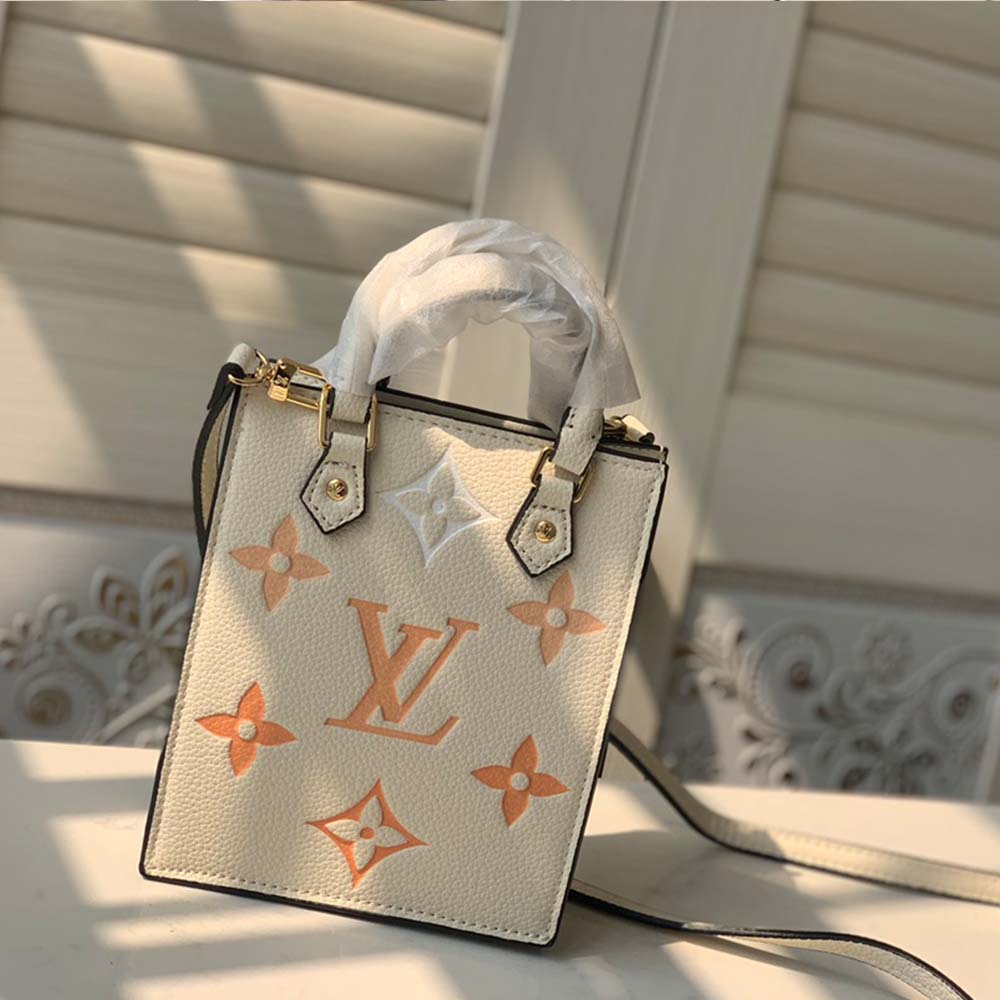 Wholesale Luxury Louis Vuitton Petit Sac Plat M80449 Blue/Pink/Beige - Image 13