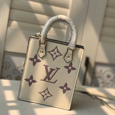 Wholesale Luxury Louis Vuitton Petit Sac Plat M57937 Black/Beige/Brown