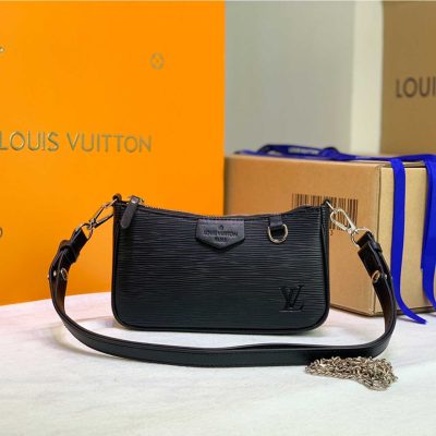 Wholesale Luxury Louis Vuitton Easy Pouch On Strap Pink/Blue/Black/Beige M80483/M80480/M80471/M80479