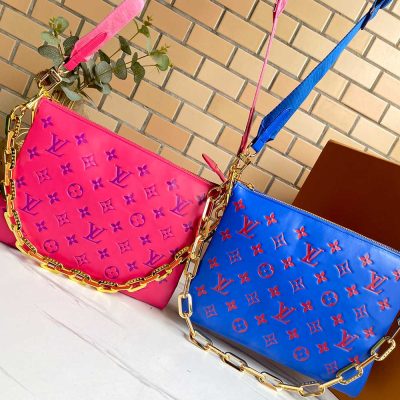 Wholesale Luxury Louis Vuitton Coussin Pm M58628 Pink/Dark Blue