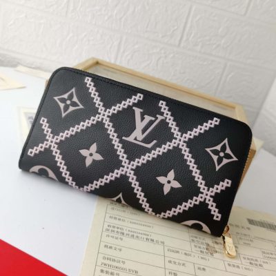 Alternative view of Wholesale Luxury Louis Vuitton Monogram Empreinte Broderies Zippy Wallet M81141