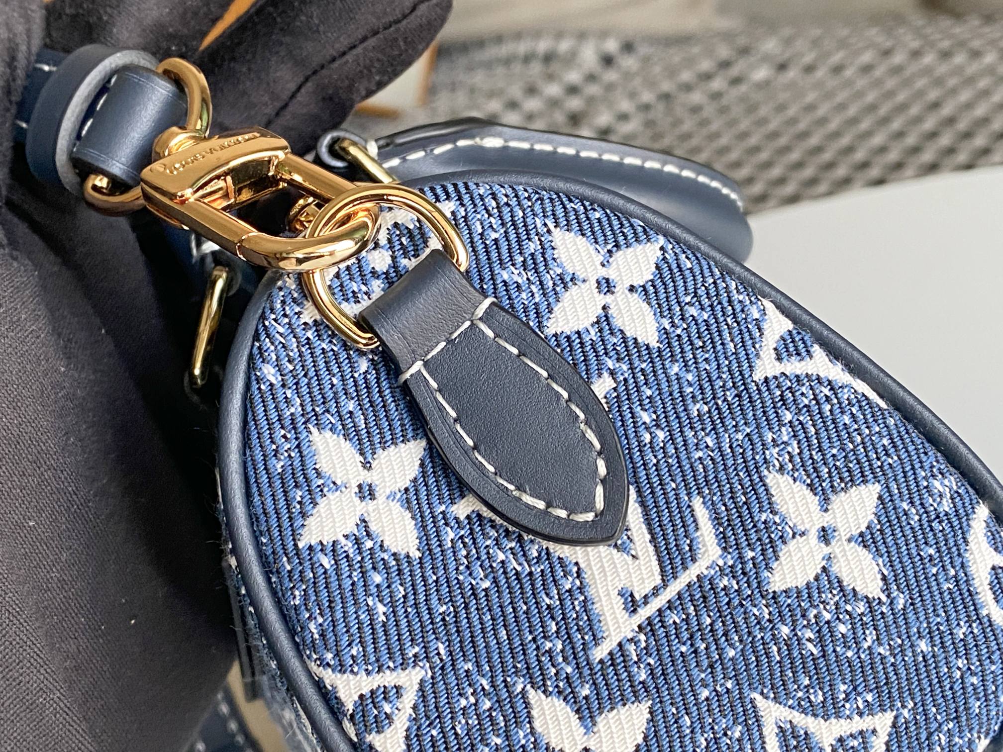 Wholesale Luxury Louis Vuitton Nano Speedy Denim - Image 6