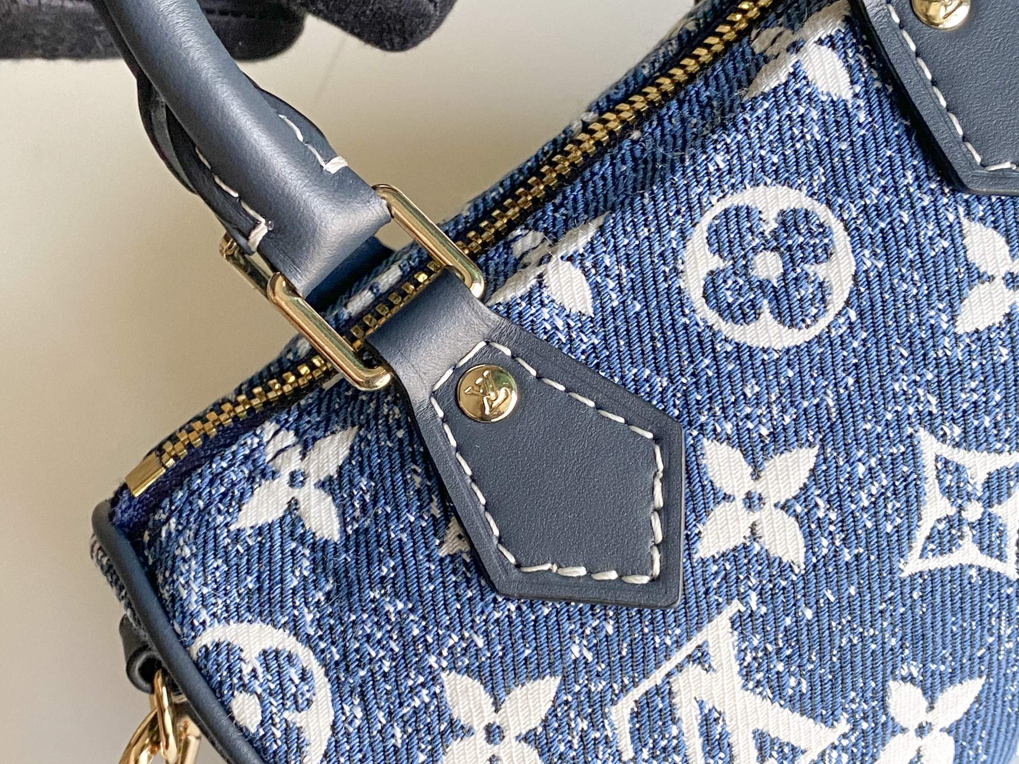Wholesale Luxury Louis Vuitton Nano Speedy Denim - Image 7