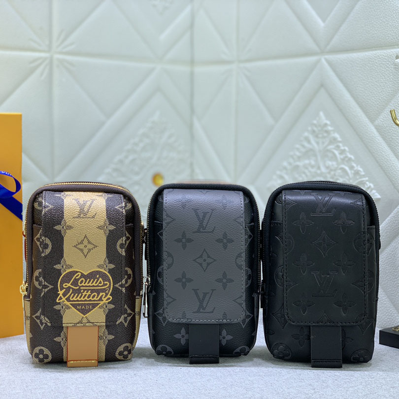 Wholesale Luxury Louis Vuitton Aaa-Double Phone Pouch Nm