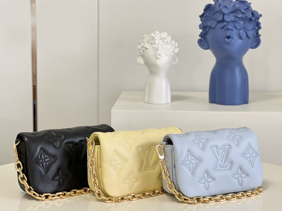 Wholesale Luxury Louis Vuitton Aaa- Wallet On Strap Bubblegram