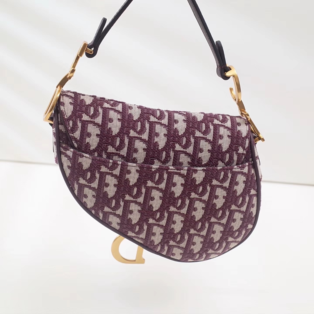 Wholesale Luxury Dior Mini Oblique Saddle Bag - Image 4