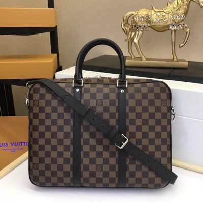 Alternative view of Wholesale Luxury Louis Vuitton Porte-Documents Voyage Pm N41466 Brown Plaid