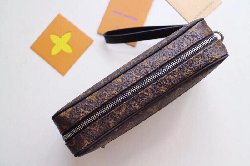 Wholesale Luxury Louis Vuitton Kasai Clutch Black/Brown - Image 5