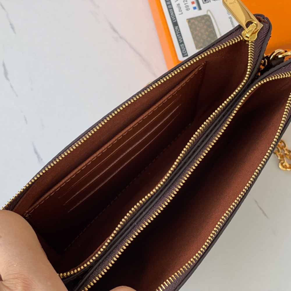 Wholesale Luxury Louis Vuitton Double Zip Pochette N60254 - Image 12