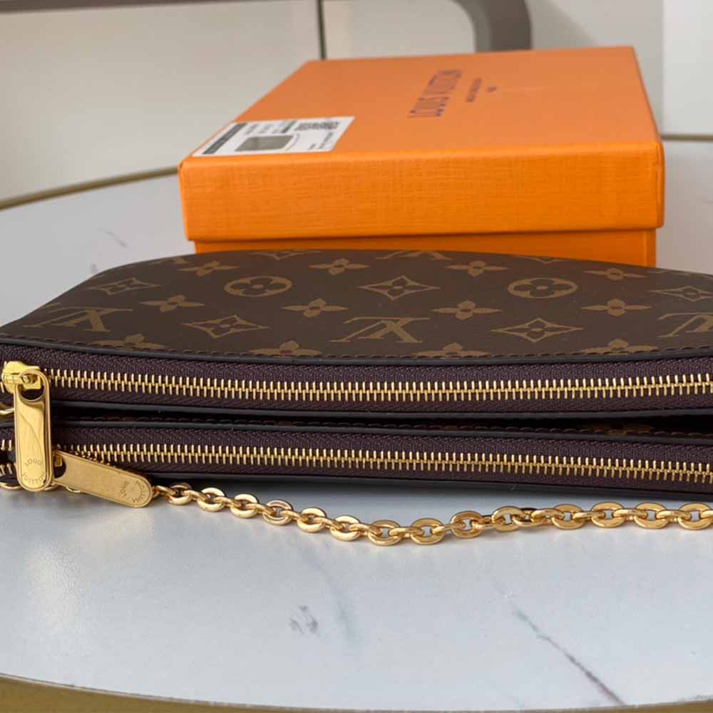 Wholesale Luxury Louis Vuitton Double Zip Pochette N60254 - Image 13